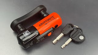 843] Kryptonite Evolution Compact Disc Brake Lock Picked - YouTube