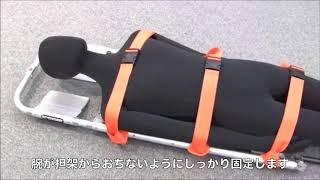7-8133-01 スクープストレッチャー オレンジ 本体 ANS65 【AXEL】 アズワン