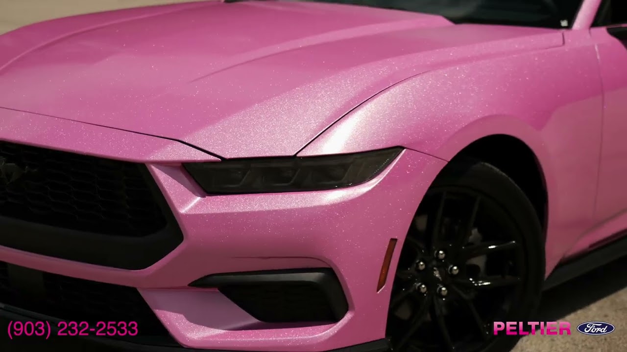 METALLIC Pink Mustang at Peltier Ford Longview - YouTube