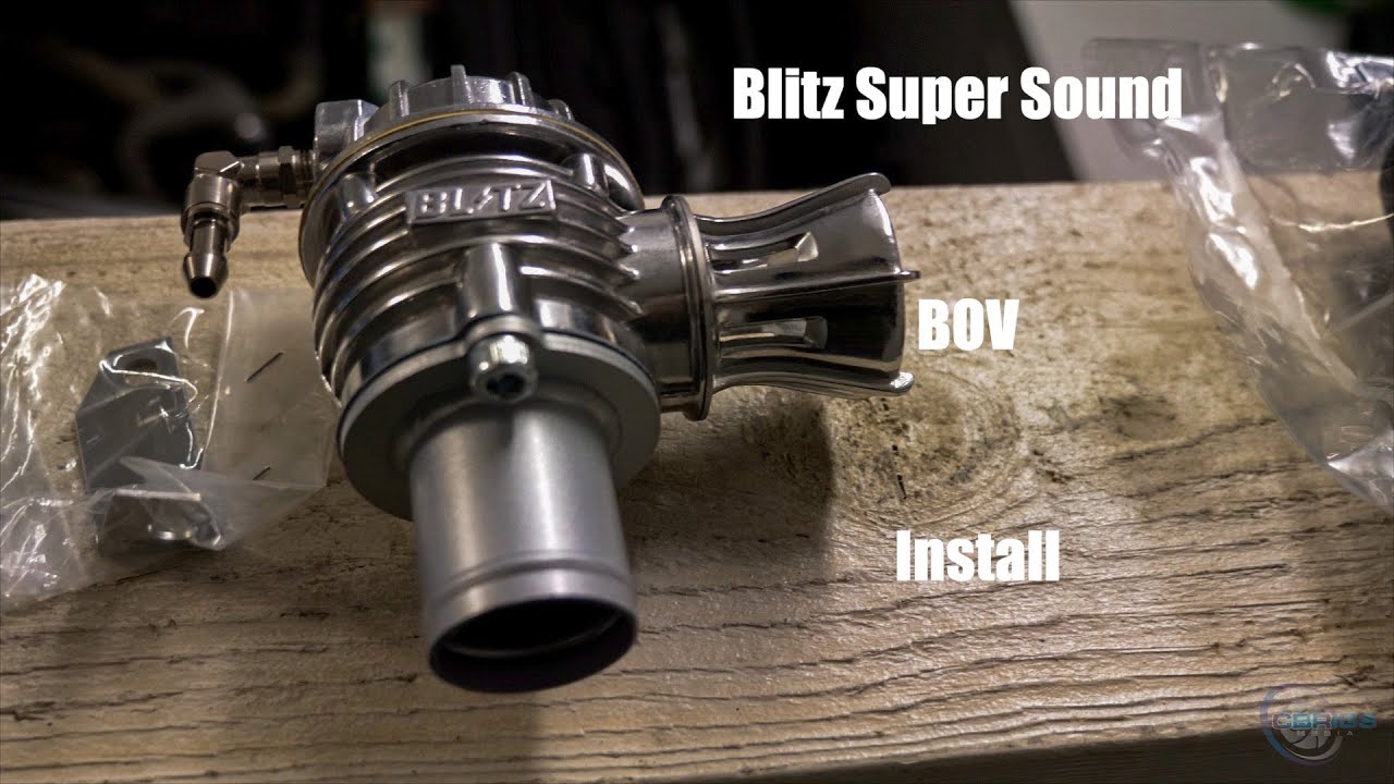 1JZ Toyota Soarer Blitz Super Sound BOV install - YouTube