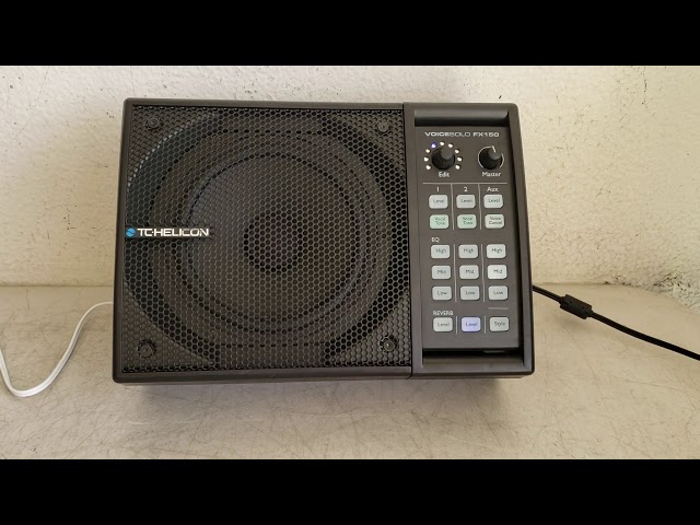 TC Helicon VoiceSolo FX150 Mixer Amplifier - YouTube