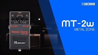 BOSS MT-2W Metal Zone Sound Examples - YouTube
