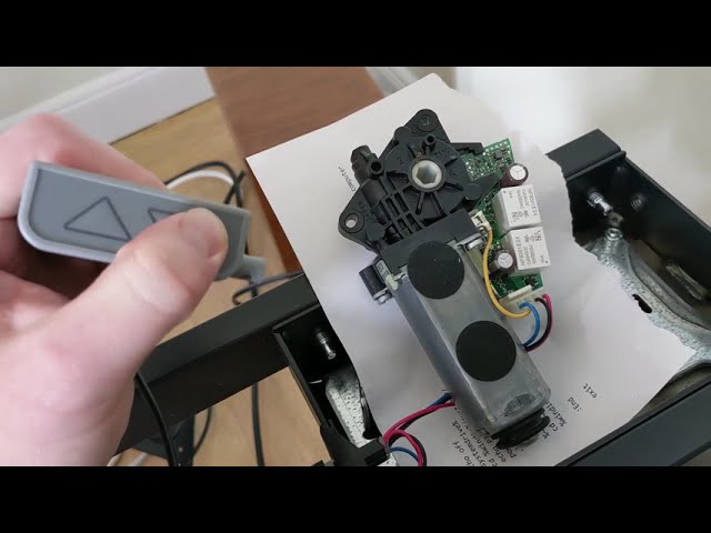 Fixing IKEA BEKANT Sit/Stand Desk That Stopped Moving - YouTube