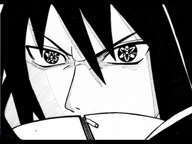 No.764 HOW TO DRAW SASUKE UCHIHA うちはサスケ - YouTube