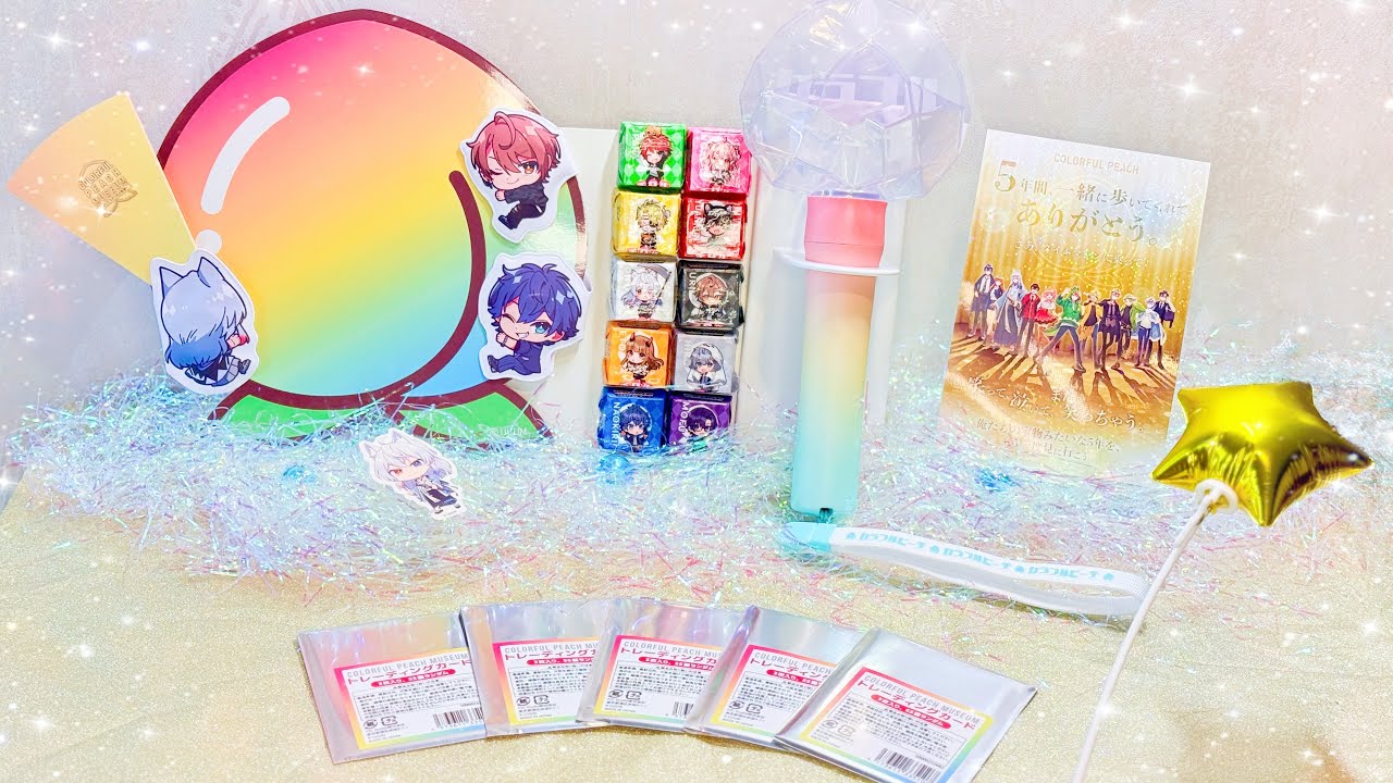 直筆サイン？！🍑からぴち展示会のトレーディングカードを開封