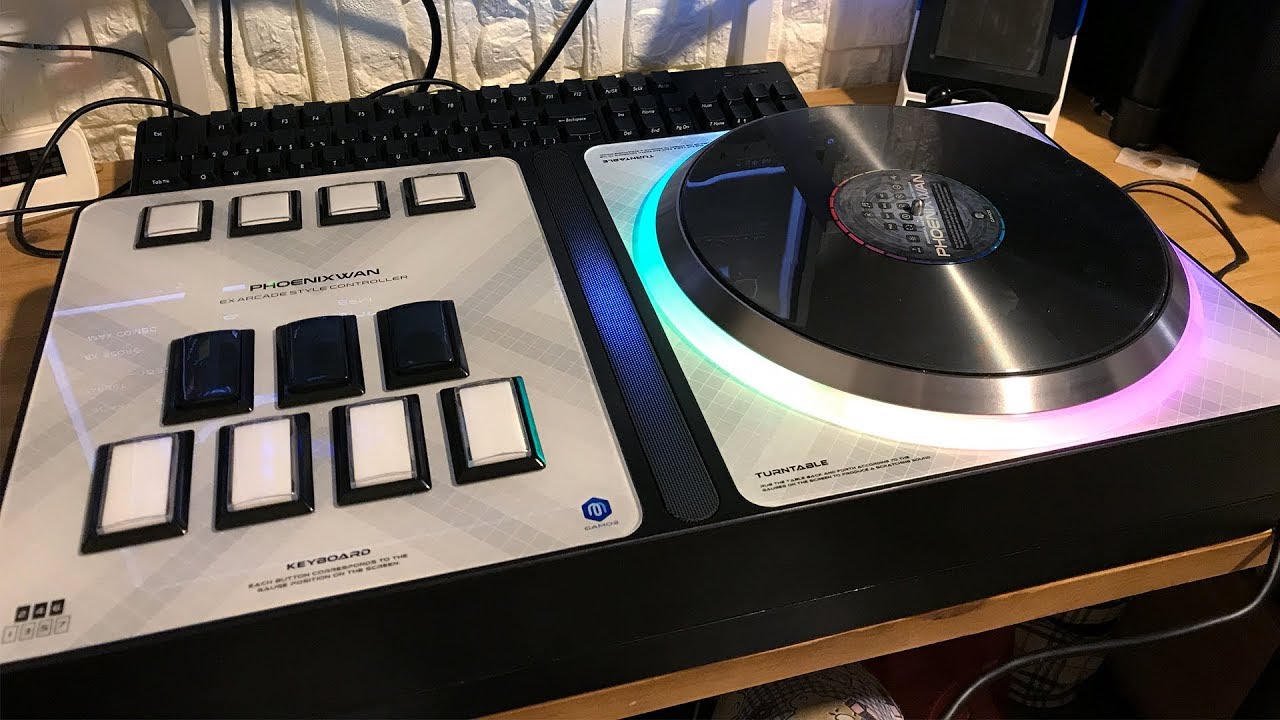 PHOENIXWAN Beatmania IIDX Controller Review - YouTube