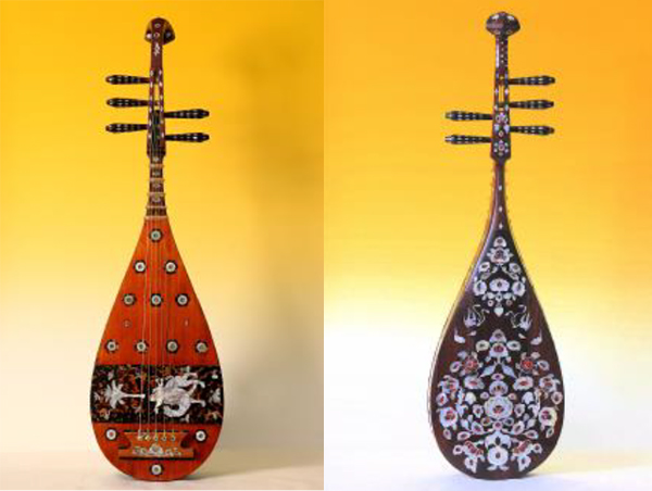 Pipa Player Shao Rong 中国琵琶 螺鈿紫檀五弦琵琶奏者 シャオロン