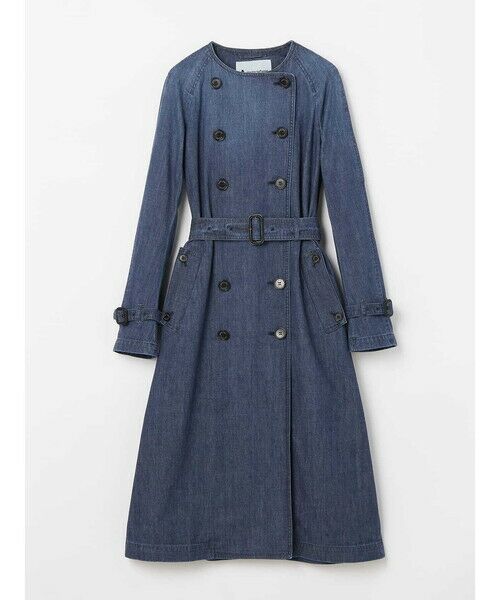 デニムノーカラートレンチ （その他アウター）｜Aquascutum / アクア