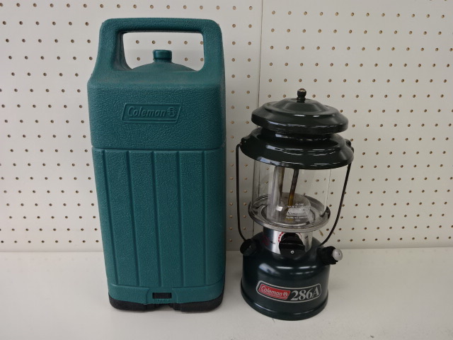 Coleman ガソリンランタン 286A 緑色 ワンマントルランタン(グリーン