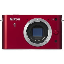 【美品】Nikon 1 J1 レッド 10-30mm レンズ付き ニコンワン ミラーレス一眼 ニコン Nikon 1 J1 レンズキット レッド SD