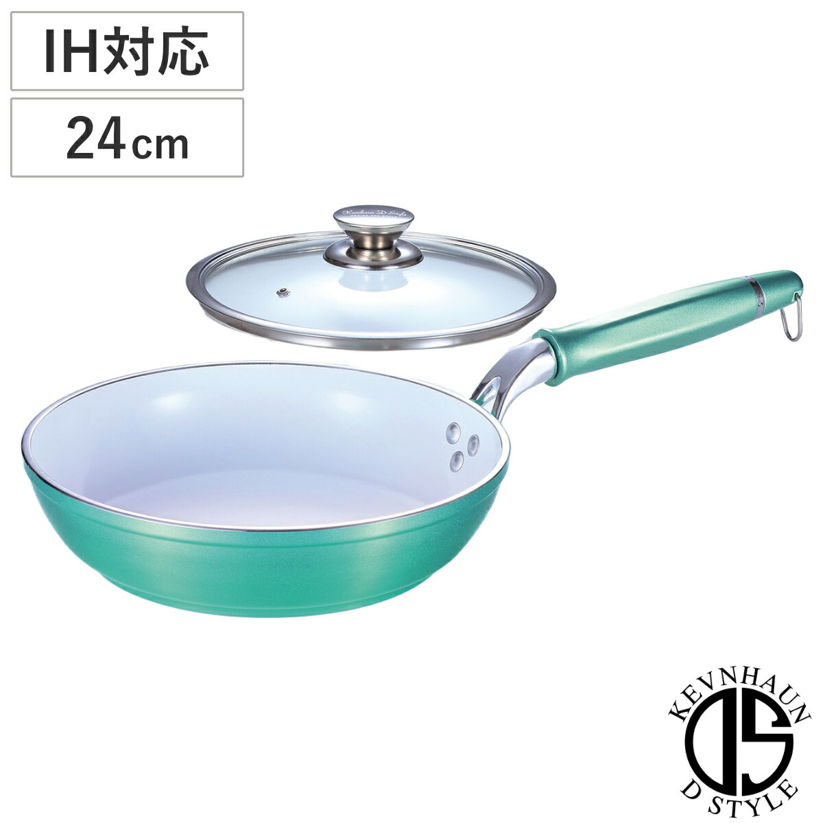 楽天市場】フライパン 28cm IH対応 着脱ハンドル式 ガラス蓋付き