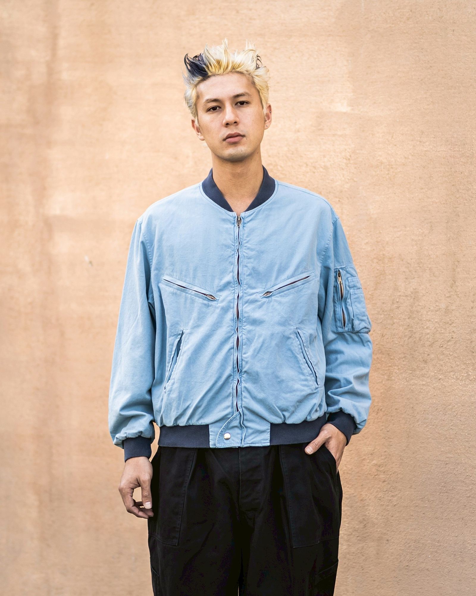 A.PRESSE Vintage Silk Cotton Test Pilot Model Jacket 新作発売