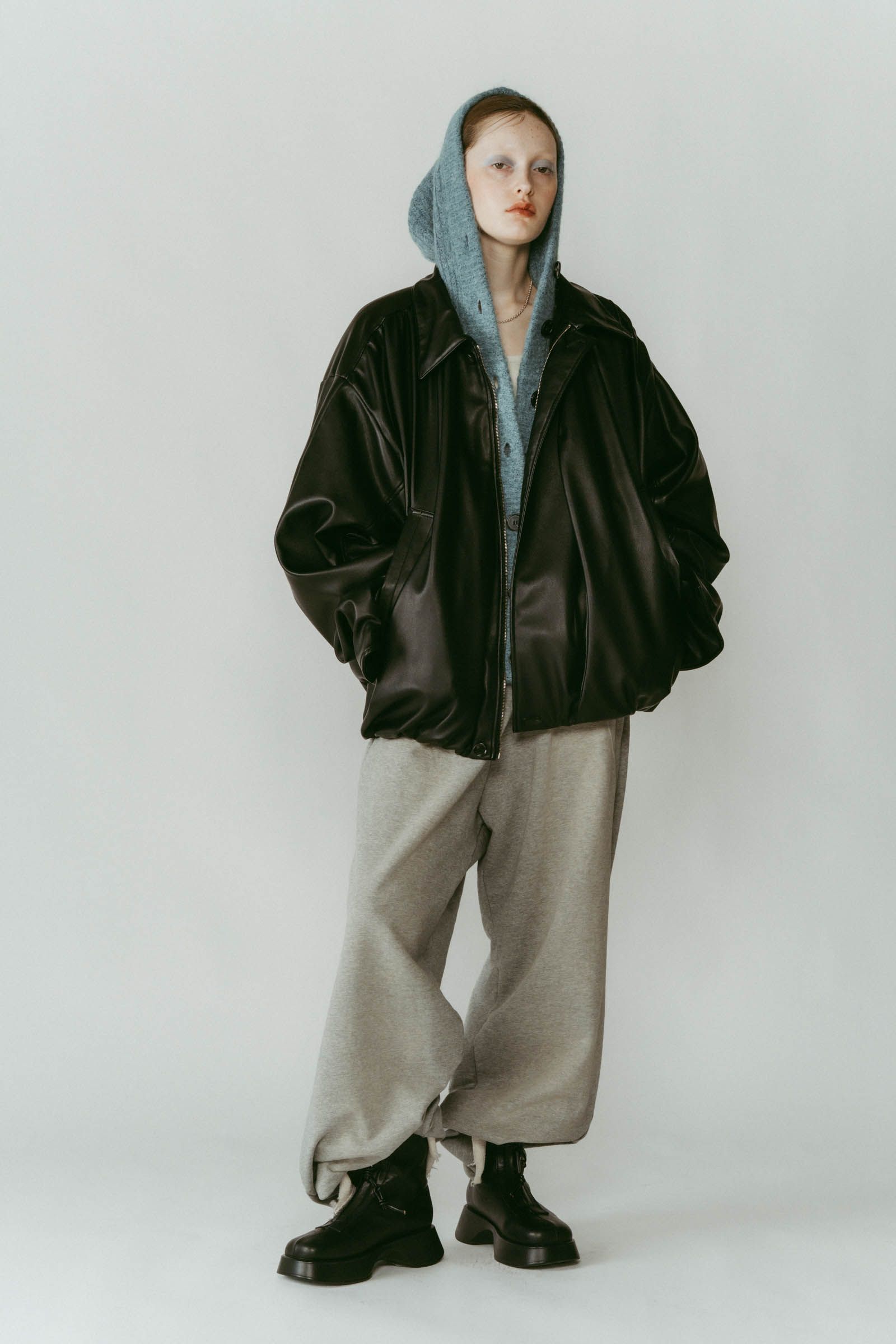 Knuth Marf - voluminous leather jacket(unisex) / ボリュームレザー