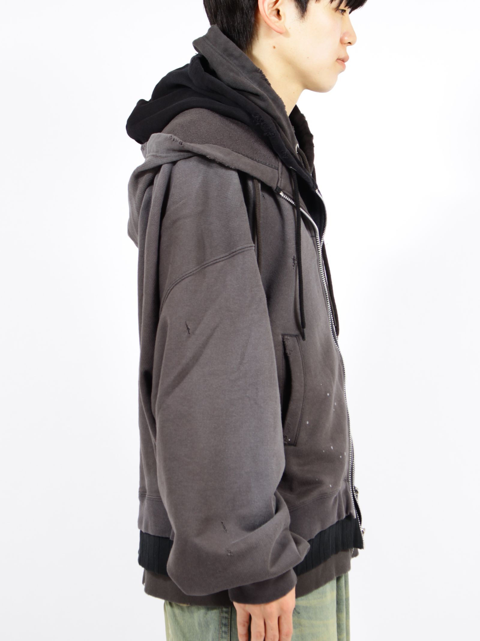 Maison MIHARA YASUHIRO - 【26SS】トリプル レイヤード パーカー