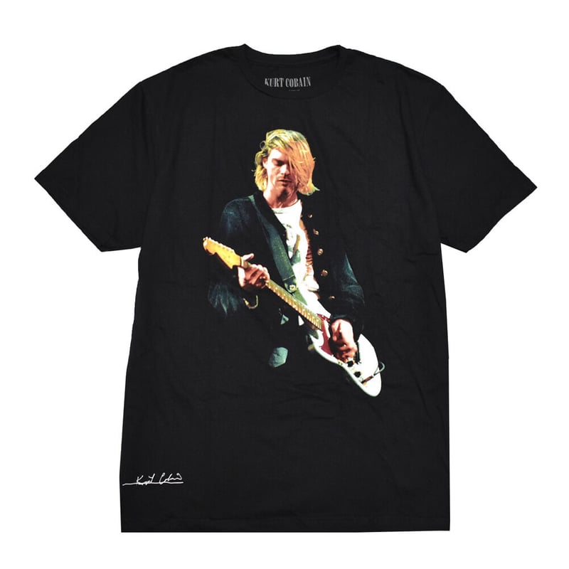 KURT COBAIN カートコバーン Tシャツ バンドTシャツ ブラック GUITAR PH