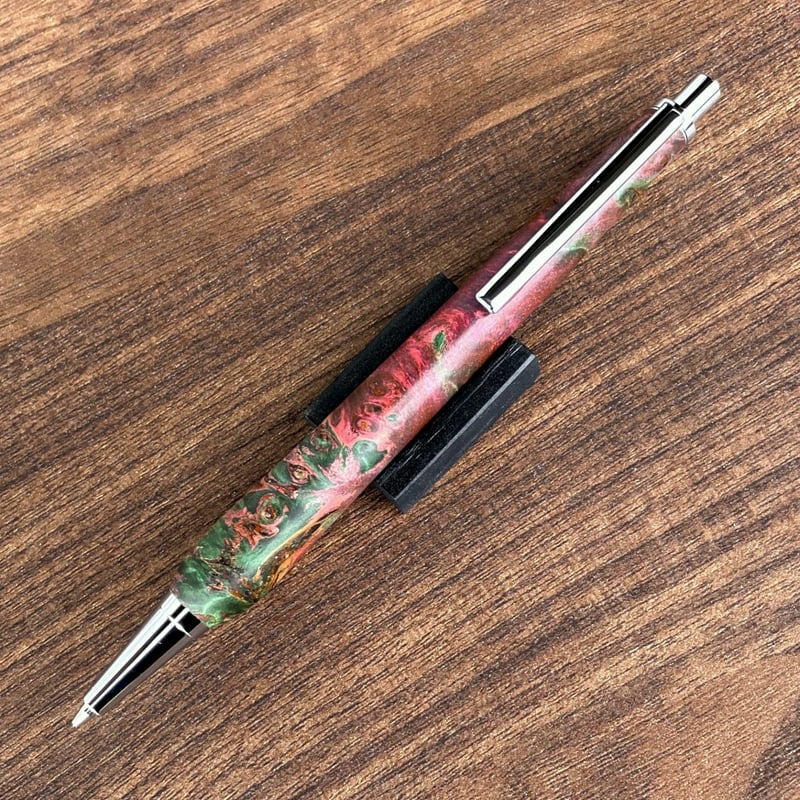 Slim 木軸シャープペンシル0.5mm（ポプラ瘤杢・スタビライズドウッド