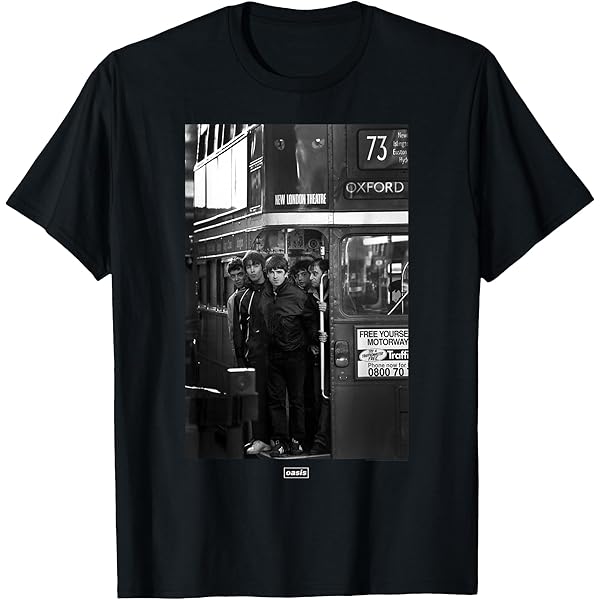 Amazon | Oasis Amazon Exclusive WTSMG Logo Navy Tシャツ | Tシャツ