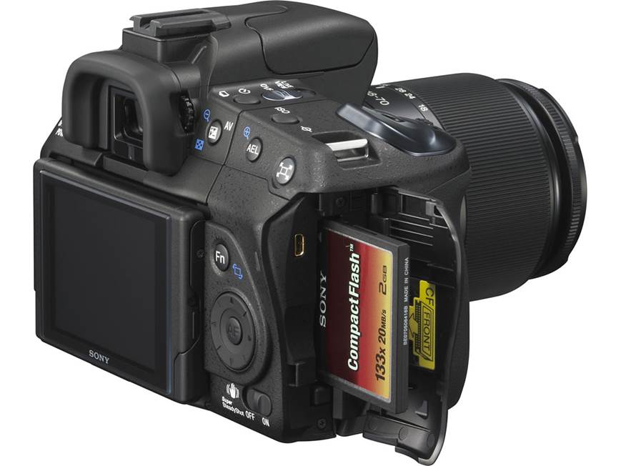 Sony Alpha DSLR-A350 Kit 14.2-megapixel digital SLR camera with 18
