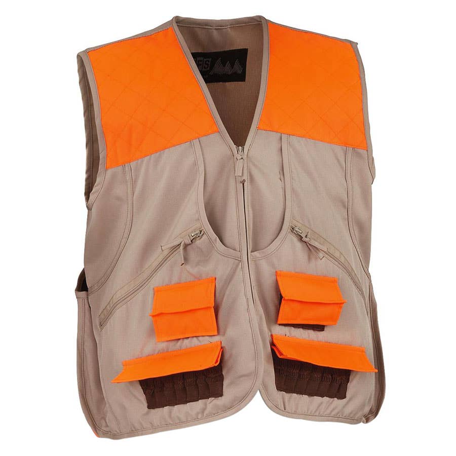 f*x様 Game Vest - blend spun / glay BA_wfs_upland_game_vest_tan_or
