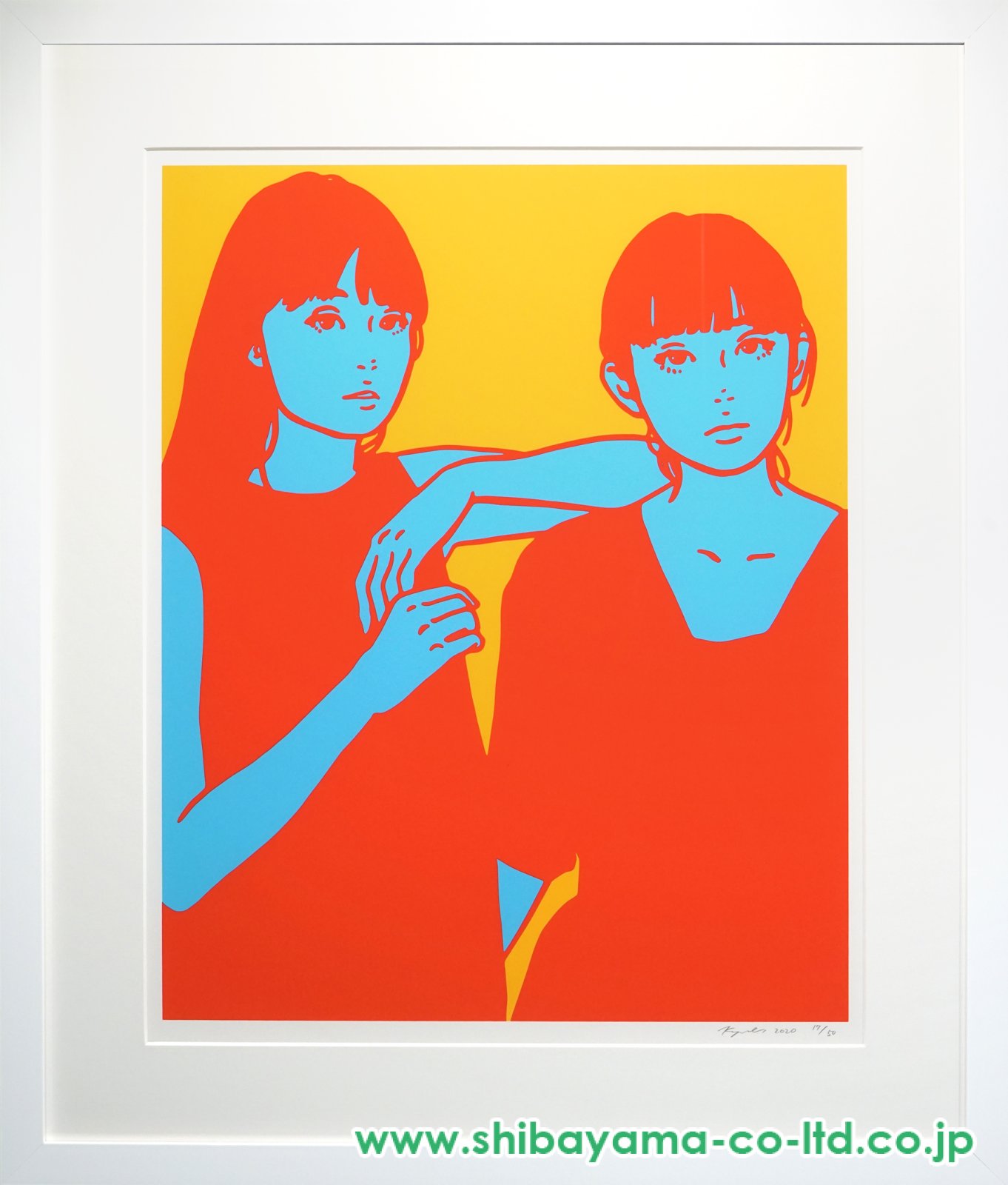 KYNE「Untitled : B」シルクスクリーン :: 絵画買取・販売 - シバヤマ