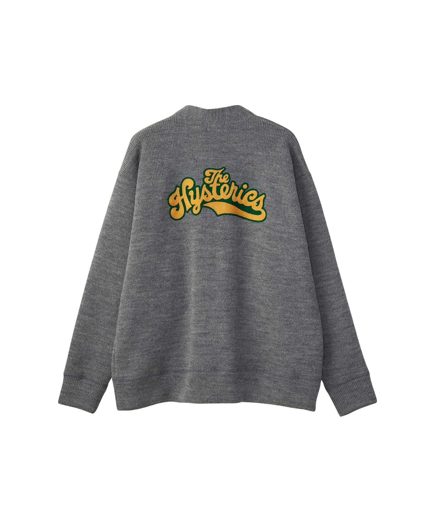 THE HYSTERICS刺繍 カーディガン|HYSTERIC GLAMOUR MEN | HYSTERIC