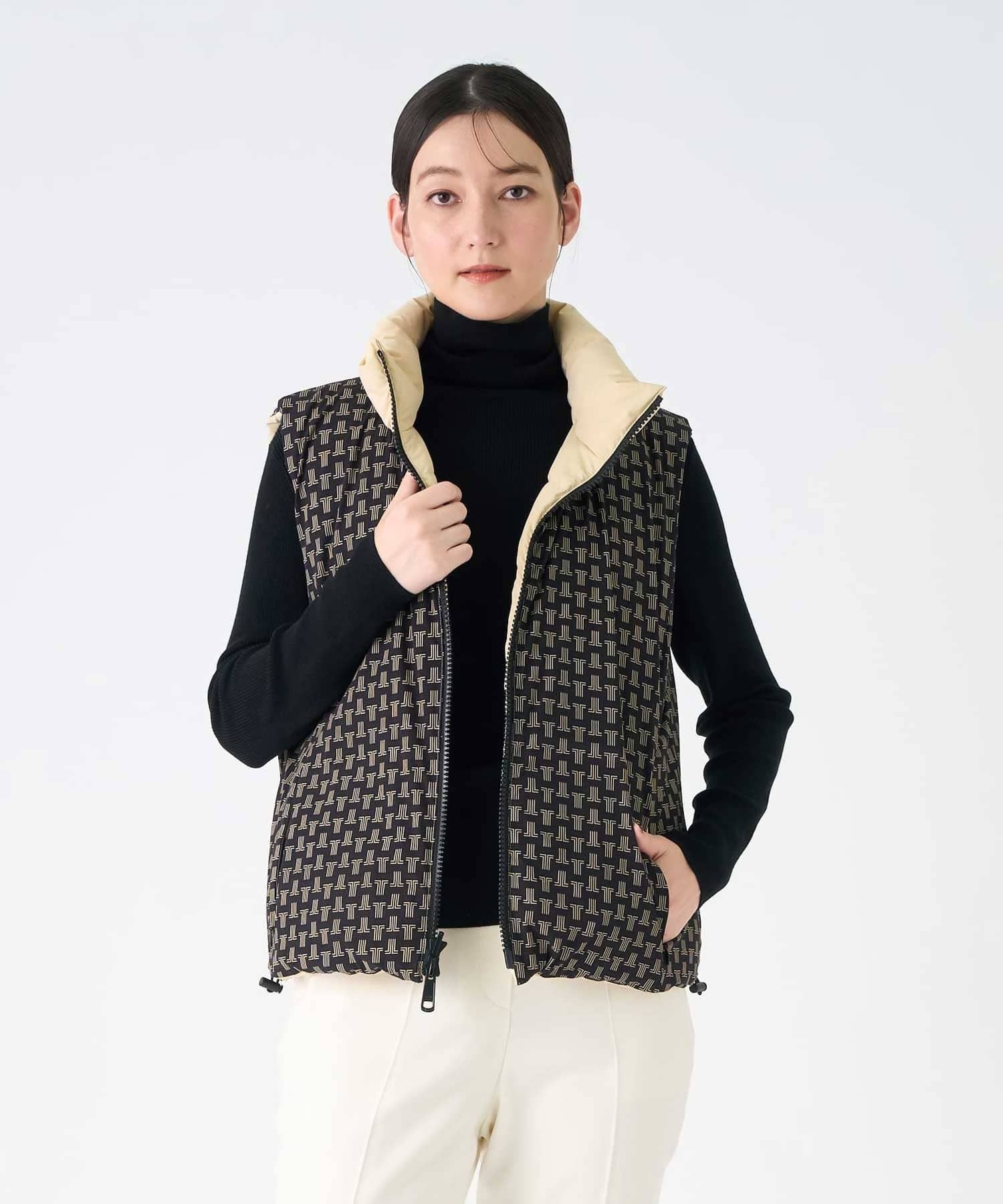 JLロゴ リバーシブルダウンベスト|LANVIN COLLECTION | LANVIN