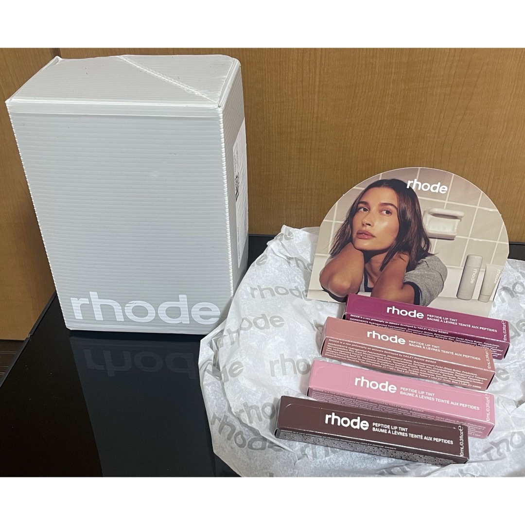 rhode iPhone 15proリップケース・2本リップティント 3点セットの通販