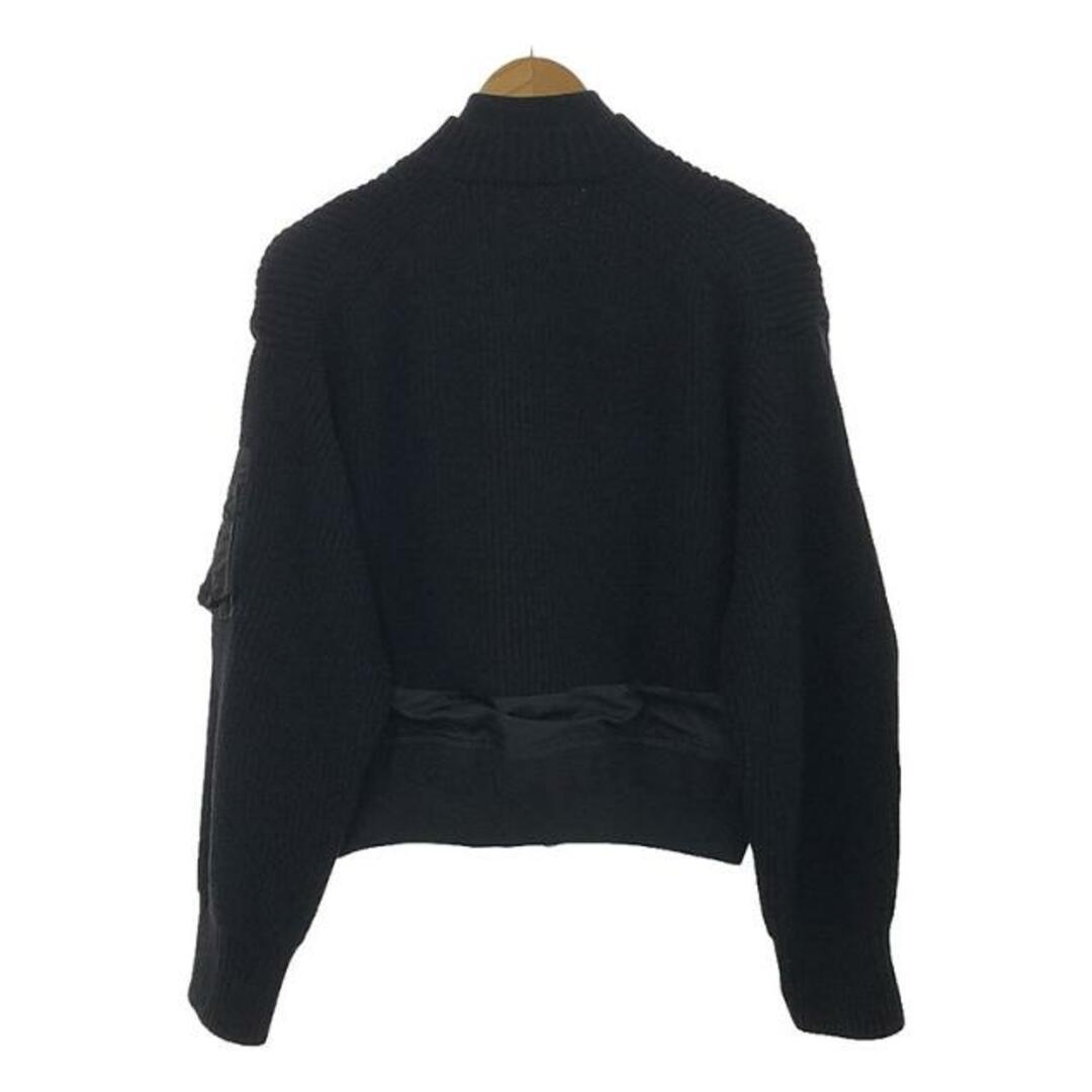 sacai - sacai / サカイ | 異素材 MA-1 ニット ドッキング ボンバー