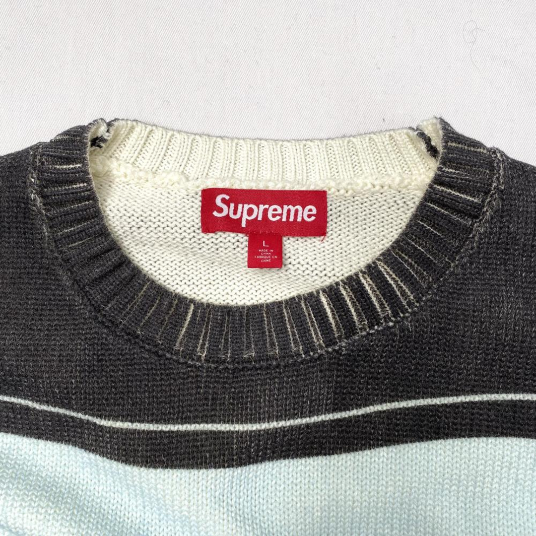 Supreme - 【中古】Supreme 25SS Damien Hirst Sweater サイズL ブルー