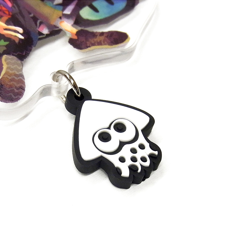 スプラトゥーン イカす ラバーつき アクリルキーホルダー 8種セット