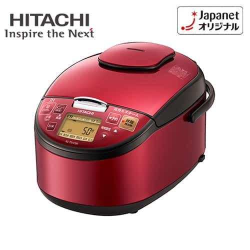 日立 炊飯器 【良品】圧力スチームIH炊飯器 5.5合 ふっくら御膳 ルビー