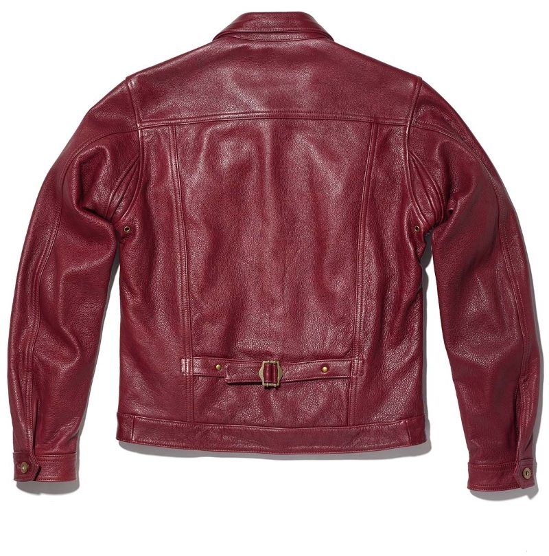 Webike | KADOYA カドヤ DT-LEATHER JAC(DENIM TRUCKER) [K'S LEATHER