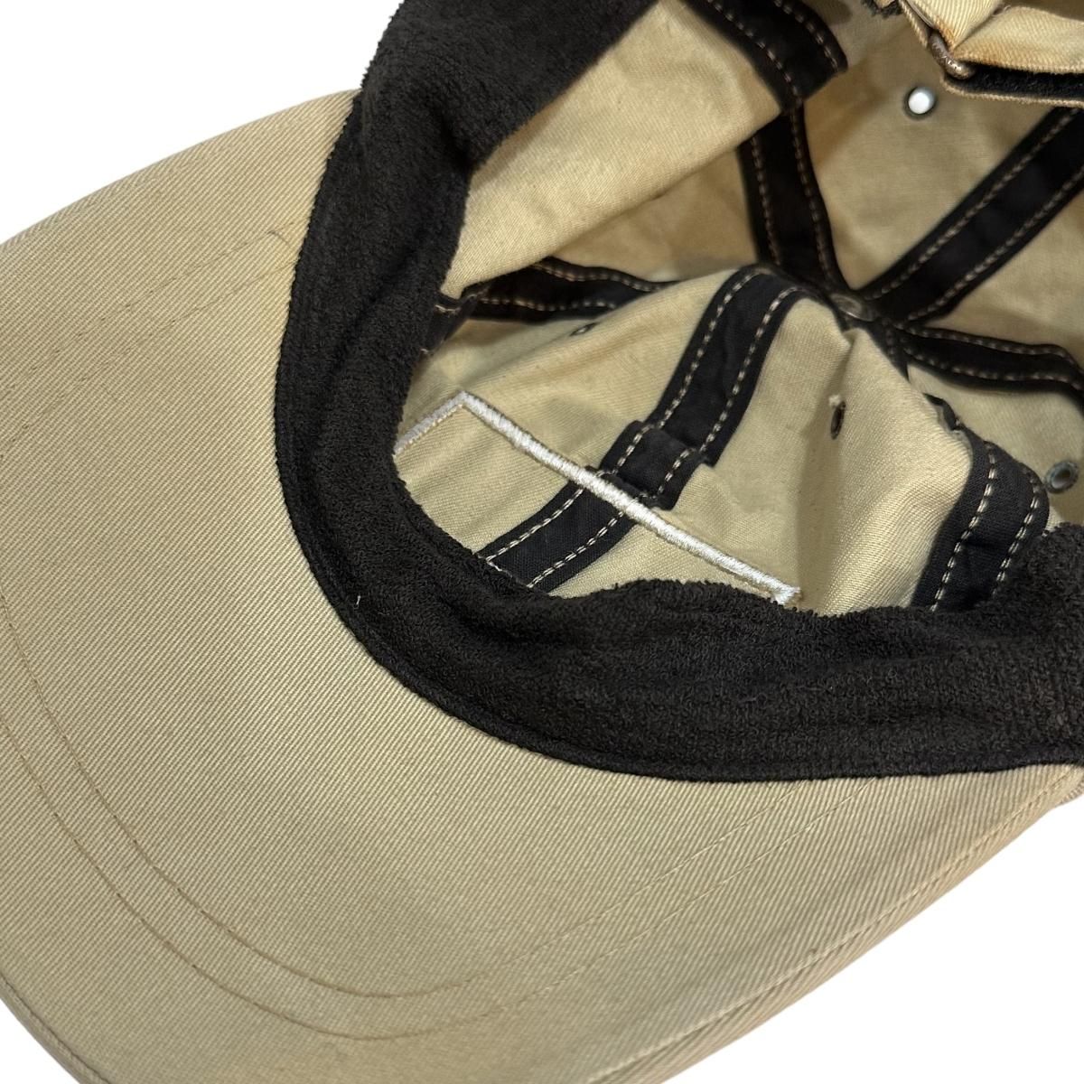 90s GIRL SKATEBOARDS Logo 6 Panel Cap カーキ ガール スケートボード