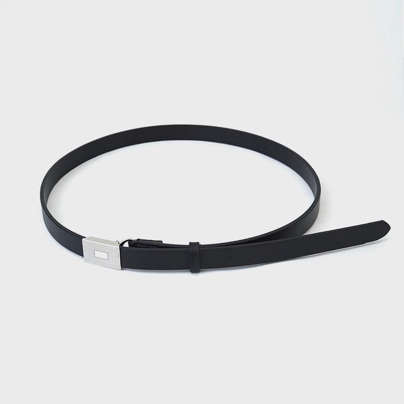 26 S/S】【AURALEE】SLIDE BUCKLE BELT BLACK - THIRTY' THIRTY' STORE