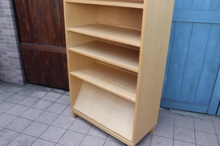 値下げ/人気の無印良品のタモ材 ミドルタイプ木製収納です！！シンプル