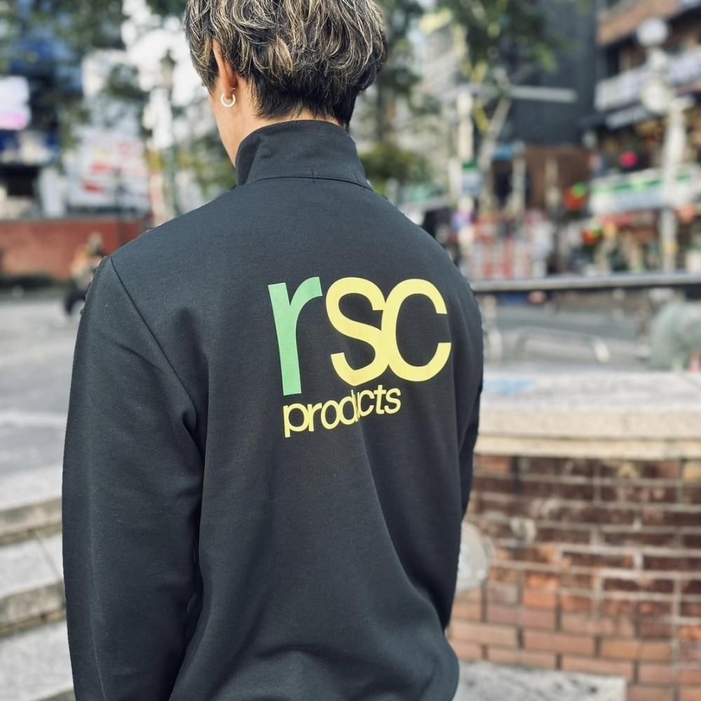 LINEロゴ ドライスウェット 上下セットアップ（グリーン×イエロー