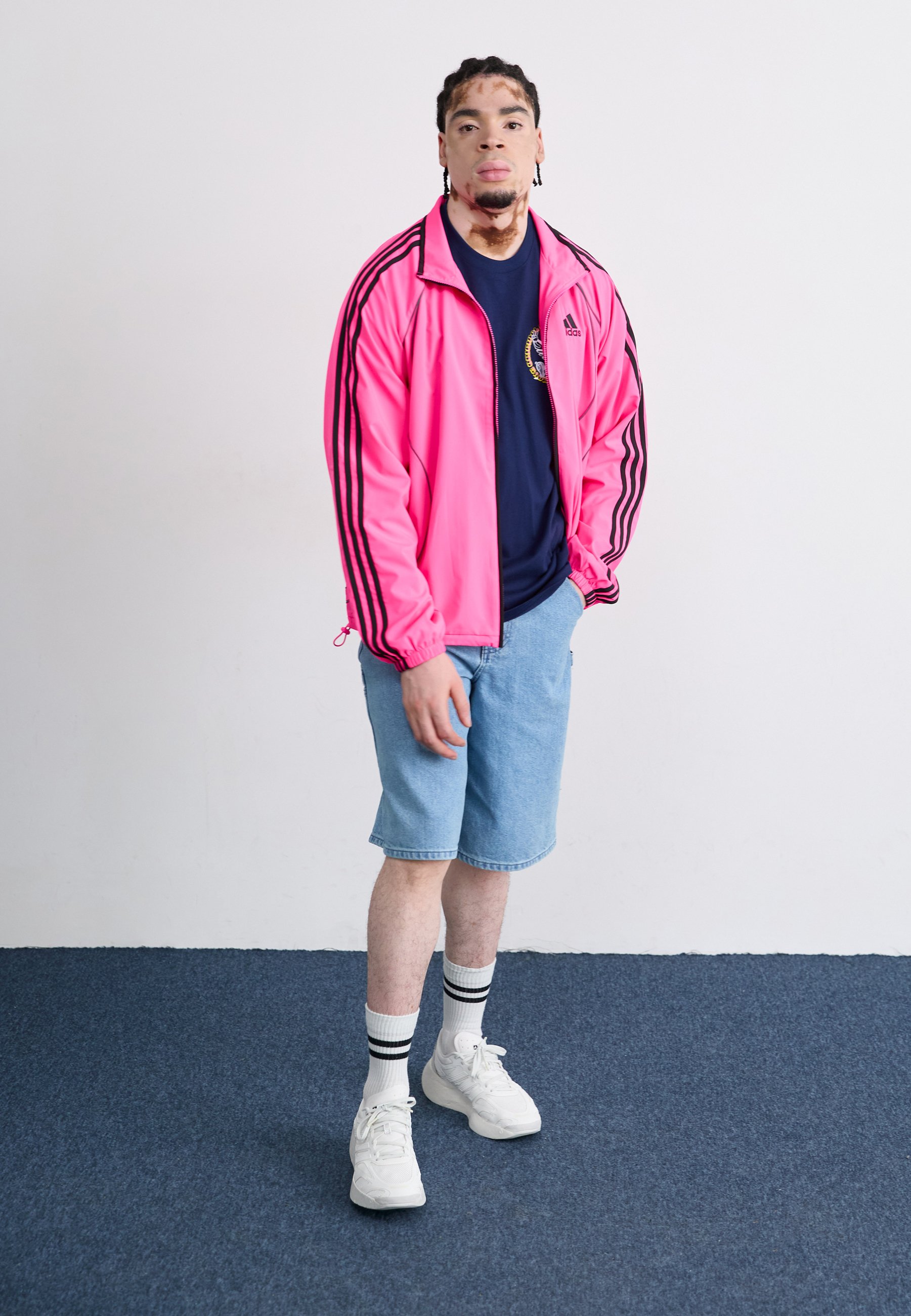 adidas Originals TEAMGEIST - Training jacket - lucid pink/black