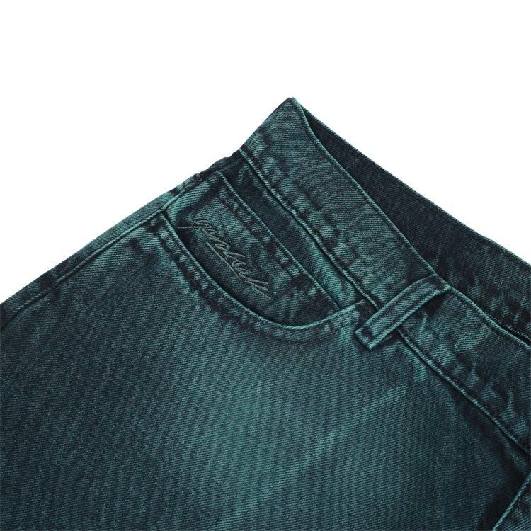 YARDSALE（ヤードセール）/ Bleached Phantasy Jeans (Emerald) - birnest