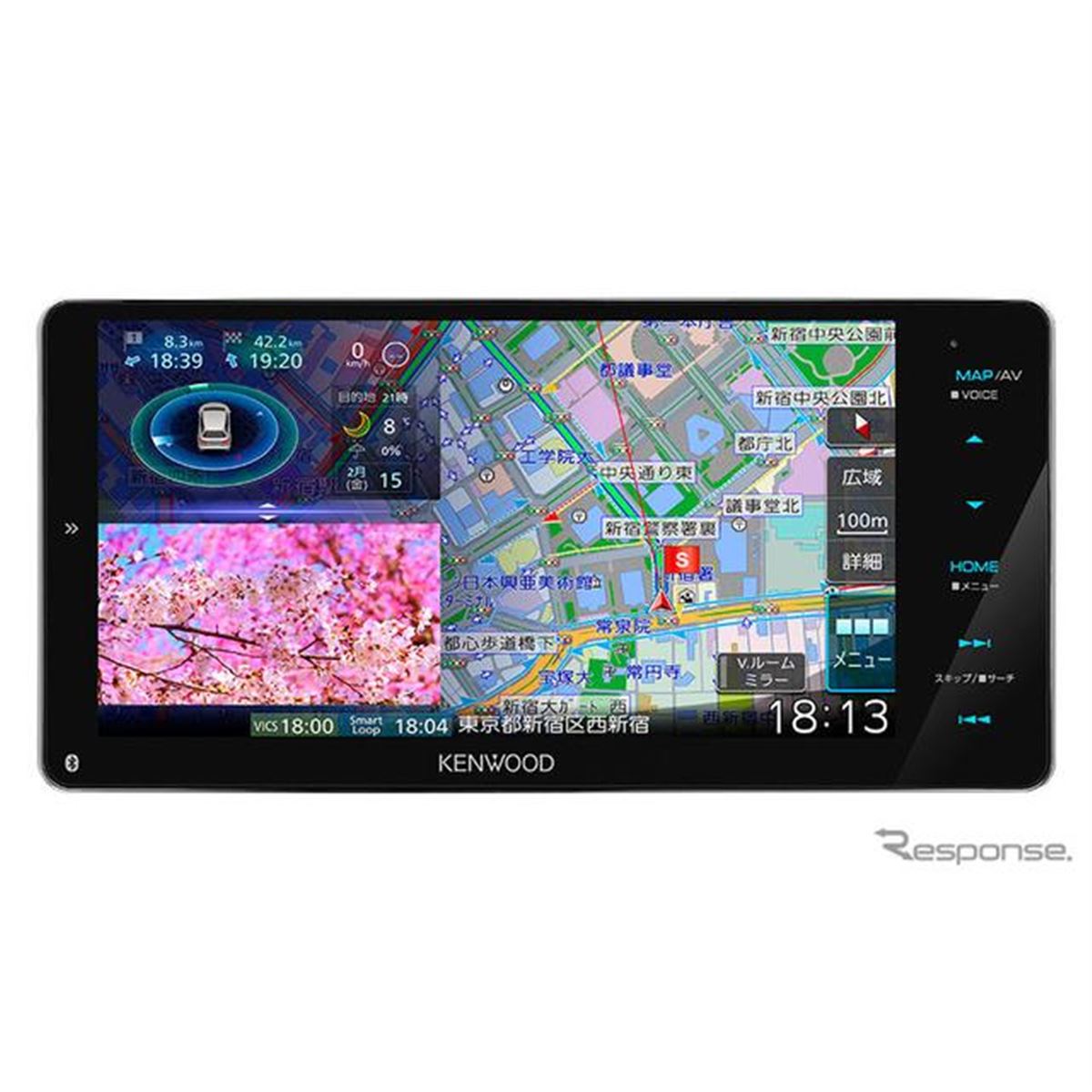 ケンウッド彩速ナビ、HDパネル搭載のタイプMシリーズに7V型モデル追加