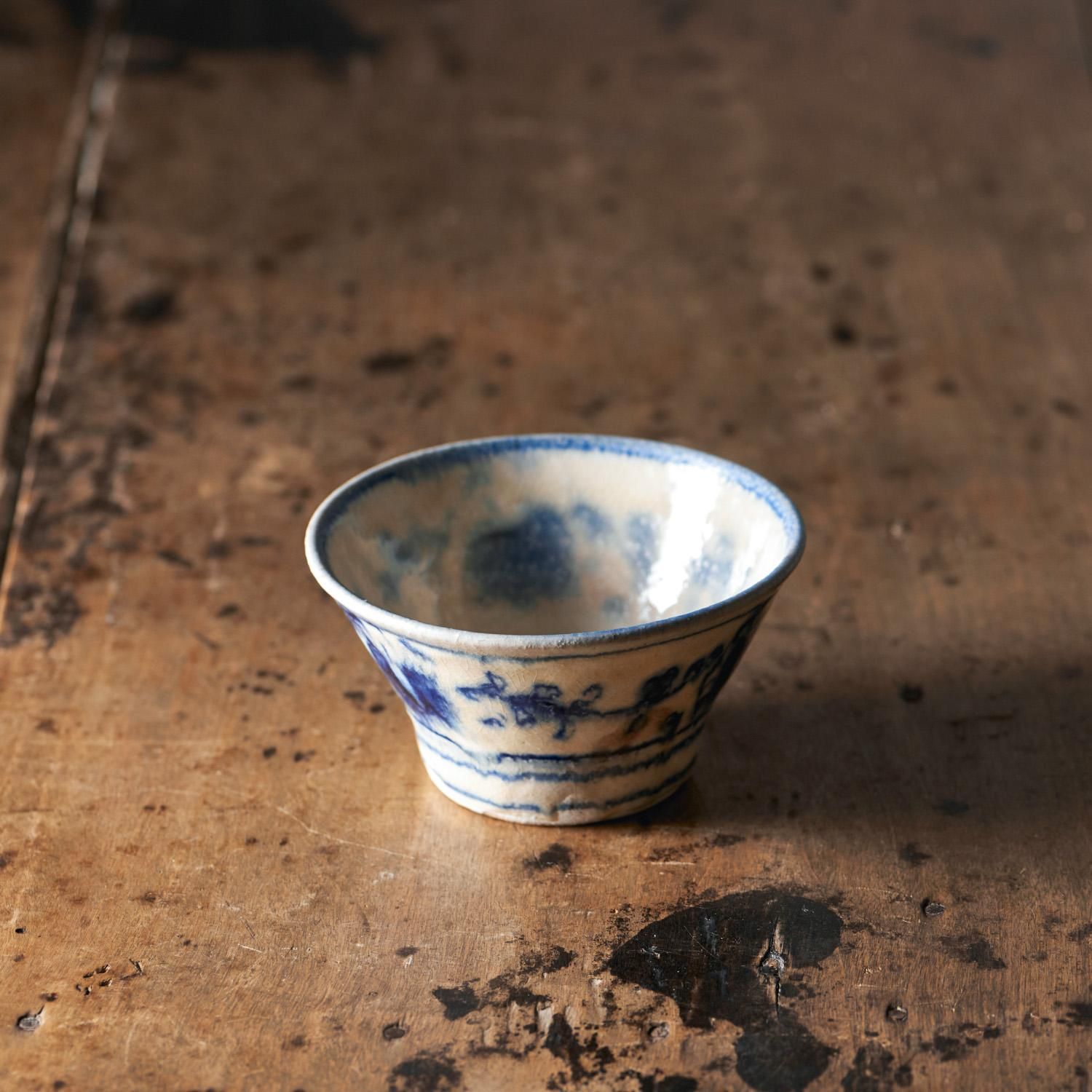 伊藤聡信の粉引印判飯碗- poooL (online shop)