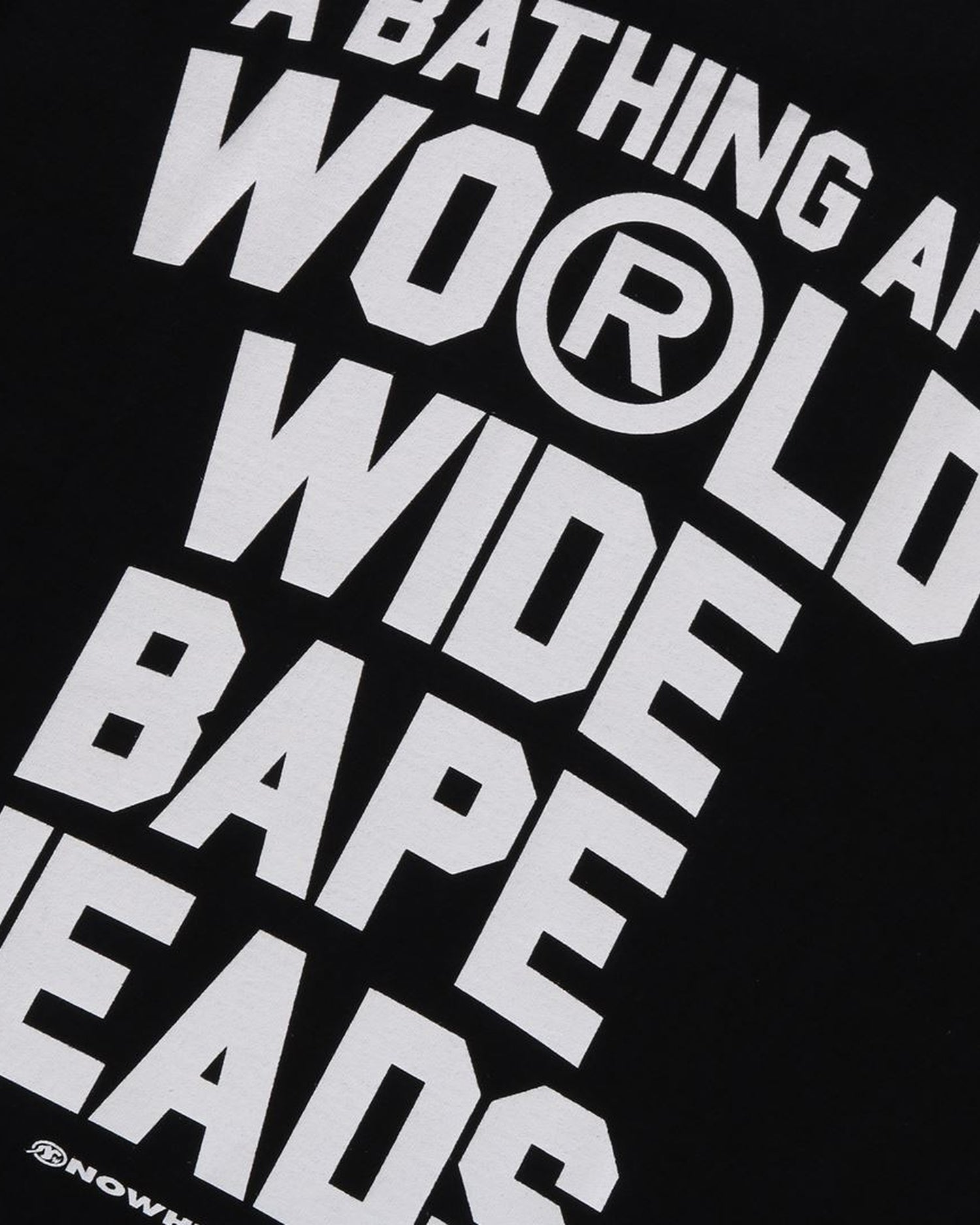 A BATHING APE® BAPE Flyer Pattern Print Tee | Bape official