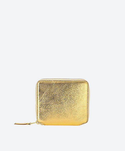 ゴールド 二ツ折財布 8Z－B021－051 | Wallet COMME des