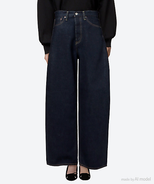 DENIM BARREL LEG JEANS 25SS／13327