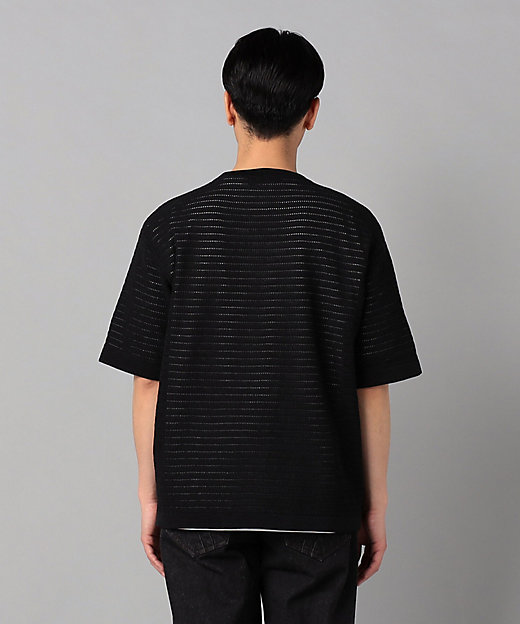 シアー透かし編みニット プルオーバー（5936KK03） | ARTISAN