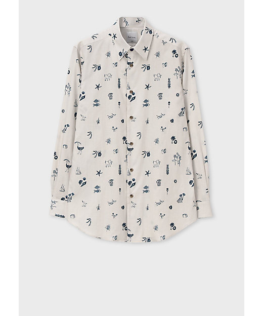 Travel Print” カジュアルシャツ（163307598Z