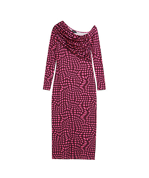 サイケデリックチェックのドレス 25SWVKX4 | Desigual (Women