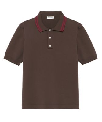 DOUBLE STRIPE COLLAR POLO KNIT