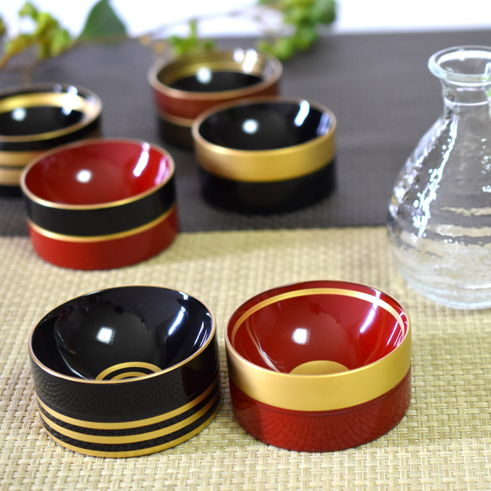さかさつき かさ 木製漆塗りの盃・酒器・杯・ぐい呑み 漆器 漆器の井助
