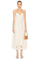Zimmermann Coco Embroidered Dress in Cream | FWRD