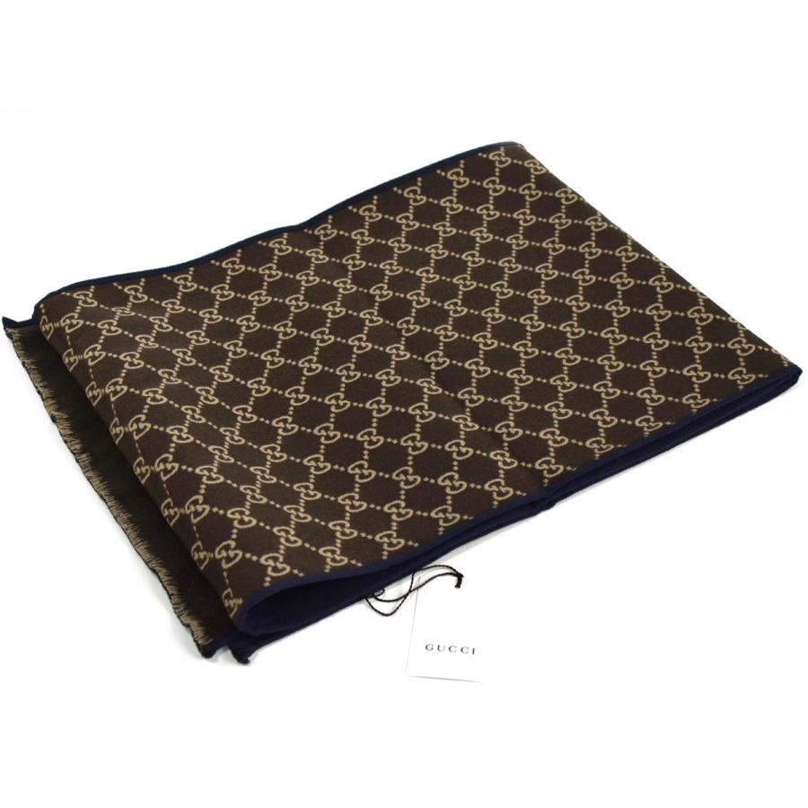 GG グッチ ストール マフラー GUCCI リバーシブル メンズ レディース